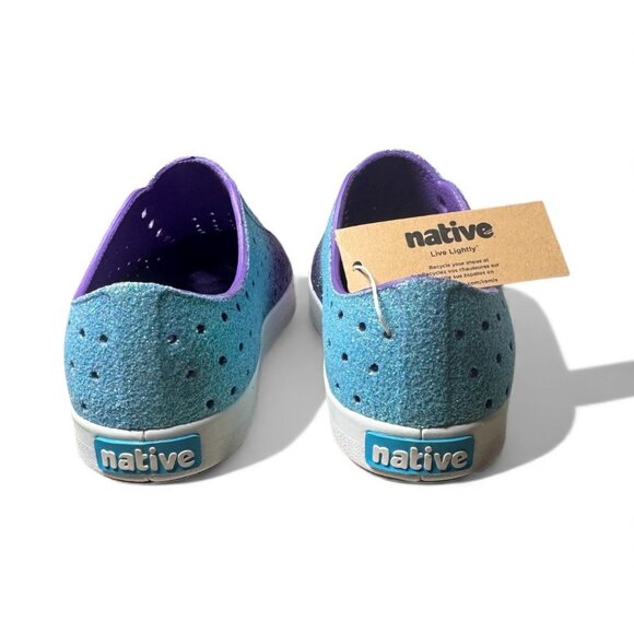 Native Jefferson Bling Kids Sneakers Shoes Size 13 Starfish Bling EVA Slip On - Picture 7 of 8